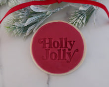 Load image into Gallery viewer, Holly Jolly Fondant Stamp - Made in the UK with Love from House of Toot Sweet - Just £5! Shop now at House of Toot Sweet