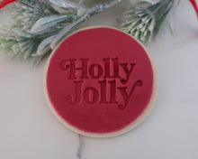 Load image into Gallery viewer, Holly Jolly Fondant Stamp - Made in the UK with Love from House of Toot Sweet - Just £5! Shop now at House of Toot Sweet