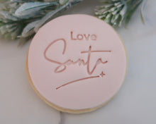 Load image into Gallery viewer, Love Santa Fondant Stamp - Made in the UK with Love from House of Toot Sweet - Just £5! Shop now at House of Toot Sweet