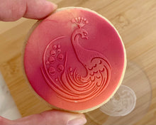 Load image into Gallery viewer, Peacock Fondant Cookie Embosser