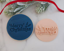 Load image into Gallery viewer, Merry Christmas Retro Fondant Stamp - Made in the UK with Love from House of Toot Sweet - Just £5! Shop now at House of Toot Sweet