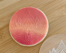 Load image into Gallery viewer, Lotus Mandala Fondant Cookie Embosser