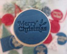 Load image into Gallery viewer, Merry Christmas Retro Fondant Stamp - Made in the UK with Love from House of Toot Sweet - Just £5! Shop now at House of Toot Sweet