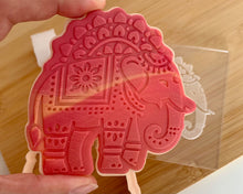 Load image into Gallery viewer, Indian Elephant Fondant Cookie Embosser/ Cutter