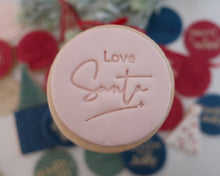 Load image into Gallery viewer, Love Santa Fondant Stamp - Made in the UK with Love from House of Toot Sweet - Just £5! Shop now at House of Toot Sweet