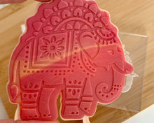 Load image into Gallery viewer, Indian Elephant Fondant Cookie Embosser/ Cutter