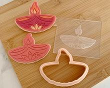 Load image into Gallery viewer, Diya Lamp Fondant Cookie Embosser/ Cutter