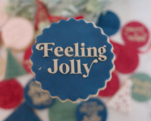 Load image into Gallery viewer, Feeling Jolly Retro Fondant Embosser - Made in the UK with Love from House of Toot Sweet - Just £6.50! Shop now at House of Toot Sweet