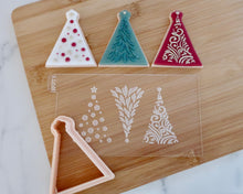 Load image into Gallery viewer, Decorative Christmas Trees Embosser and Cutter - Made in the UK with Love from House of Toot Sweet - Just £5.50! Shop now at House of Toot Sweet