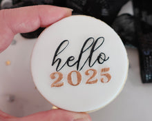 Load image into Gallery viewer, Hello 2025 Fondant Embosser - Made in the UK with Love from House of Toot Sweet - Just £6.50! Shop now at House of Toot Sweet