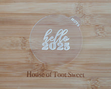 Load image into Gallery viewer, Hello 2025 Fondant Embosser - Made in the UK with Love from House of Toot Sweet - Just £6.50! Shop now at House of Toot Sweet