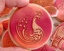 Load image into Gallery viewer, Peacock Fondant Cookie Embosser