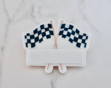 Load image into Gallery viewer, Chequered Flags Fondant Embosser & Cutter - Made in the UK with Love from House of Toot Sweet - Just £6.50! Shop now at House of Toot Sweet