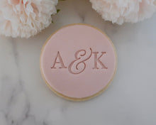 Load image into Gallery viewer, Custom Initials Cookie Fondant Stamp - Made in the UK with Love from House of Toot Sweet - Just £6.99! Shop now at House of Toot Sweet