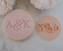 Load image into Gallery viewer, Custom Initials Cookie Fondant Stamp - Made in the UK with Love from House of Toot Sweet - Just £6.99! Shop now at House of Toot Sweet