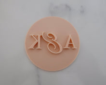 Load image into Gallery viewer, Custom Initials Cookie Fondant Stamp - Made in the UK with Love from House of Toot Sweet - Just £6.99! Shop now at House of Toot Sweet