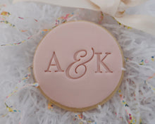 Load image into Gallery viewer, Custom Initials Cookie Fondant Stamp - Made in the UK with Love from House of Toot Sweet - Just £6.99! Shop now at House of Toot Sweet