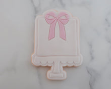 Load image into Gallery viewer, Cake with Bow Fondant Embosser and Cutter - Made in the UK with Love from House of Toot Sweet - Just £6.50! Shop now at House of Toot Sweet