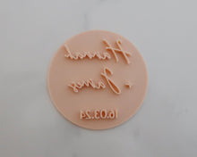 Load image into Gallery viewer, Custom Names and Date Cookie Fondant Stamp - Made in the UK with Love from House of Toot Sweet - Just £6.99! Shop now at House of Toot Sweet