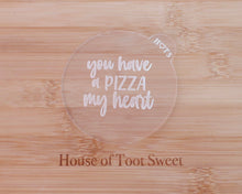 Load image into Gallery viewer, You Have A Pizza My Heart Fondant Embosser - Made in the UK with Love from House of Toot Sweet - Just £6.50! Shop now at House of Toot Sweet
