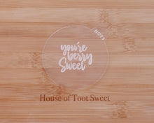 Load image into Gallery viewer, You're Berry Sweet Fondant Embosser - Made in the UK with Love from House of Toot Sweet - Just £6.50! Shop now at House of Toot Sweet