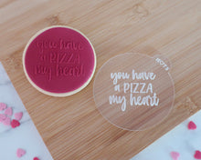 Load image into Gallery viewer, You Have A Pizza My Heart Fondant Embosser - Made in the UK with Love from House of Toot Sweet - Just £6.50! Shop now at House of Toot Sweet