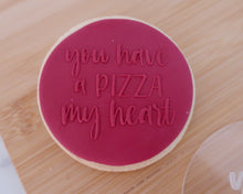 Load image into Gallery viewer, You Have A Pizza My Heart Fondant Embosser - Made in the UK with Love from House of Toot Sweet - Just £6.50! Shop now at House of Toot Sweet