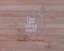 Load image into Gallery viewer, Love You Cherry Much Fondant Embosser - Made in the UK with Love from House of Toot Sweet - Just £6.50! Shop now at House of Toot Sweet