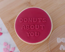 Load image into Gallery viewer, Donuts About You Fondant Embosser - Made in the UK with Love from House of Toot Sweet - Just £6.50! Shop now at House of Toot Sweet