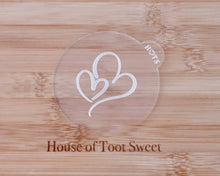 Load image into Gallery viewer, Double Hearts Fondant Embosser - Made in the UK with Love from House of Toot Sweet - Just £6.50! Shop now at House of Toot Sweet