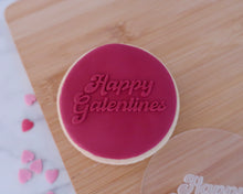 Load image into Gallery viewer, Retro Happy Galentine's Fondant Embosser - Made in the UK with Love from House of Toot Sweet - Just £6.50! Shop now at House of Toot Sweet