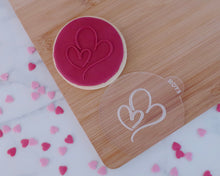 Load image into Gallery viewer, Double Hearts Fondant Embosser - Made in the UK with Love from House of Toot Sweet - Just £6.50! Shop now at House of Toot Sweet