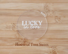 Load image into Gallery viewer, Lucky In Love Fondant Embosser - Made in the UK with Love from House of Toot Sweet - Just £6.50! Shop now at House of Toot Sweet