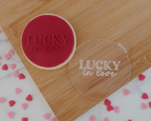 Load image into Gallery viewer, Lucky In Love Fondant Embosser - Made in the UK with Love from House of Toot Sweet - Just £6.50! Shop now at House of Toot Sweet