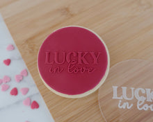 Load image into Gallery viewer, Lucky In Love Fondant Embosser - Made in the UK with Love from House of Toot Sweet - Just £6.50! Shop now at House of Toot Sweet