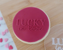 Load image into Gallery viewer, Lucky In Love Fondant Embosser - Made in the UK with Love from House of Toot Sweet - Just £6.50! Shop now at House of Toot Sweet