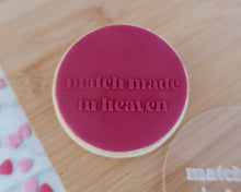 Load image into Gallery viewer, Match Made in Heaven Fondant Embosser - Made in the UK with Love from House of Toot Sweet - Just £6.50! Shop now at House of Toot Sweet