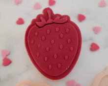 Load image into Gallery viewer, Strawberry Fondant Pop Embosser and Cutter - Made in the UK with Love from House of Toot Sweet - Just £6.50! Shop now at House of Toot Sweet