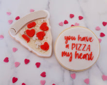 Load image into Gallery viewer, Pizza My Heart Fondant Embosser and Cutter - Made in the UK with Love from House of Toot Sweet - Just £6.50! Shop now at House of Toot Sweet