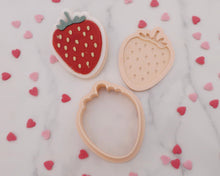 Load image into Gallery viewer, Strawberry Fondant Pop Embosser and Cutter - Made in the UK with Love from House of Toot Sweet - Just £6.50! Shop now at House of Toot Sweet