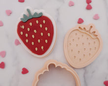 Load image into Gallery viewer, Strawberry Fondant Pop Embosser and Cutter - Made in the UK with Love from House of Toot Sweet - Just £6.50! Shop now at House of Toot Sweet