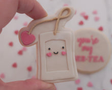 Load image into Gallery viewer, Cute Love Teabag Fondant Pop Embosser and Cutter - Made in the UK with Love from House of Toot Sweet - Just £6.50! Shop now at House of Toot Sweet