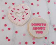 Load image into Gallery viewer, Love Heart Donut Fondant Pop Embosser and Cutter - Made in the UK with Love from House of Toot Sweet - Just £6.50! Shop now at House of Toot Sweet