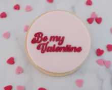 Load image into Gallery viewer, Retro Be My Valentine Fondant Embosser - Made in the UK with Love from House of Toot Sweet - Just £6.50! Shop now at House of Toot Sweet