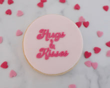 Load image into Gallery viewer, Retro Hugs & Kisses Fondant Embosser - Made in the UK with Love from House of Toot Sweet - Just £6.50! Shop now at House of Toot Sweet