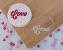 Load image into Gallery viewer, Retro Love Fondant Embosser - Made in the UK with Love from House of Toot Sweet - Just £6.50! Shop now at House of Toot Sweet