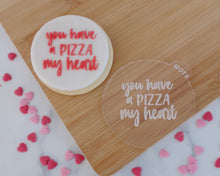Load image into Gallery viewer, You Have A Pizza My Heart Fondant Embosser - Made in the UK with Love from House of Toot Sweet - Just £6.50! Shop now at House of Toot Sweet