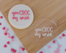 Load image into Gallery viewer, You Croc My World Fondant Embosser - Made in the UK with Love from House of Toot Sweet - Just £6.50! Shop now at House of Toot Sweet