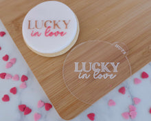 Load image into Gallery viewer, Lucky In Love Fondant Embosser - Made in the UK with Love from House of Toot Sweet - Just £6.50! Shop now at House of Toot Sweet