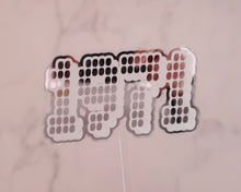 Load image into Gallery viewer, 4'' 1971 Disco Mirror Ball Cake Topper - Made in the UK with Love from House of Toot Sweet - Just £6.50! Shop now at House of Toot Sweet